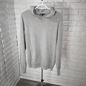 Gap Men's Size Medium Grey Hoodie with Drawstring Hood & Kangaroo Pocket